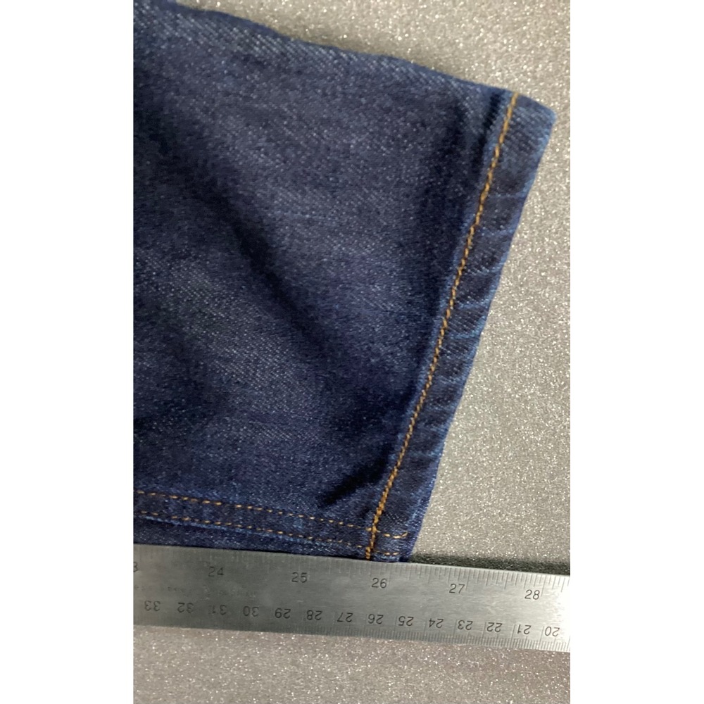 Lands End Women's Canvas Jeans Sz 29 Mid Rise(measures 32 x 26) Slim Leg - Picture 9 of 9